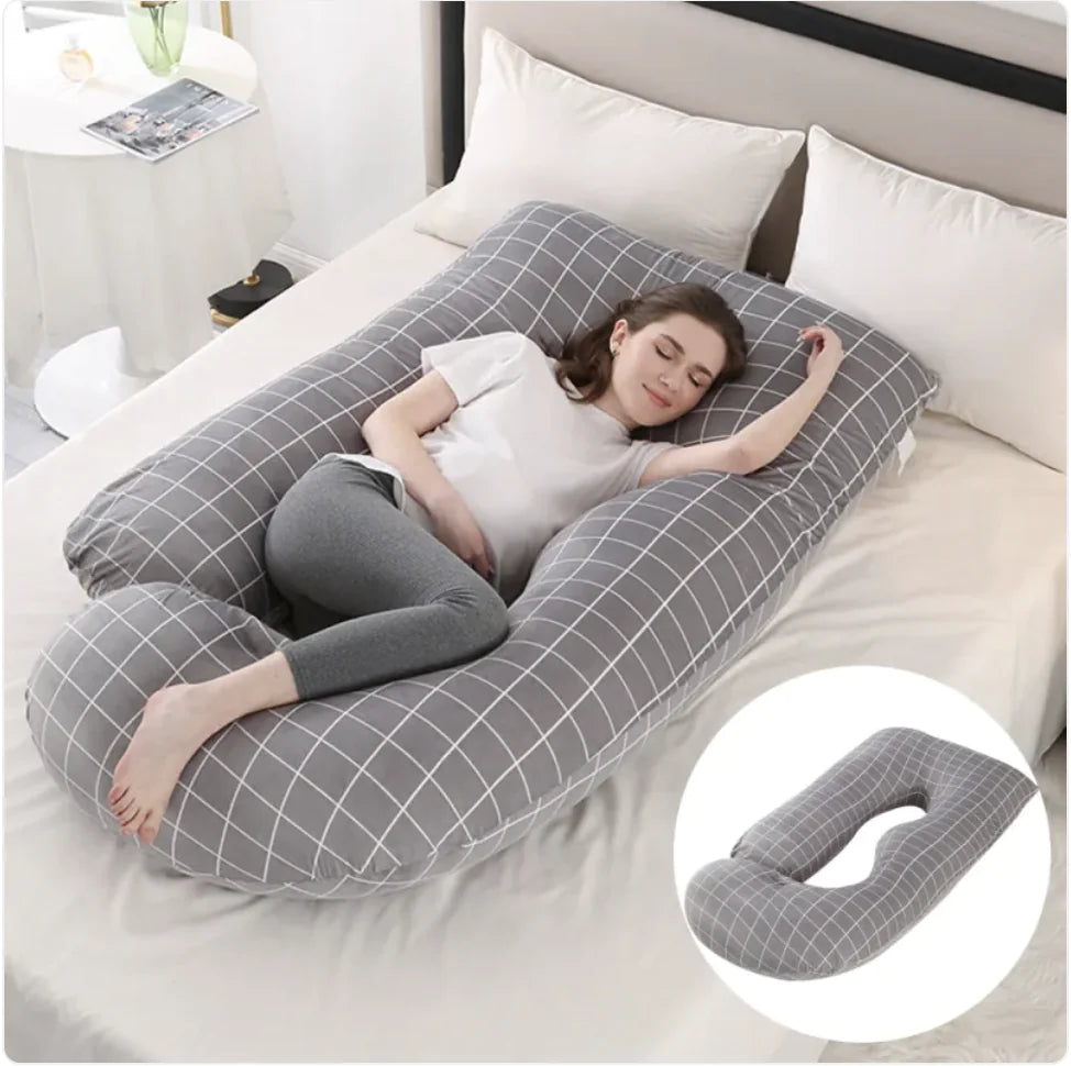 Maternity Pillow Waist Support Side Sleeping Slope Pillow J-type