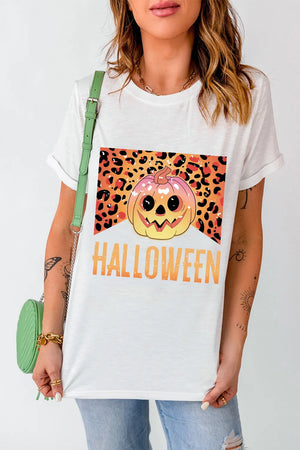 Graphic Round Neck Short Sleeve T-Shirt