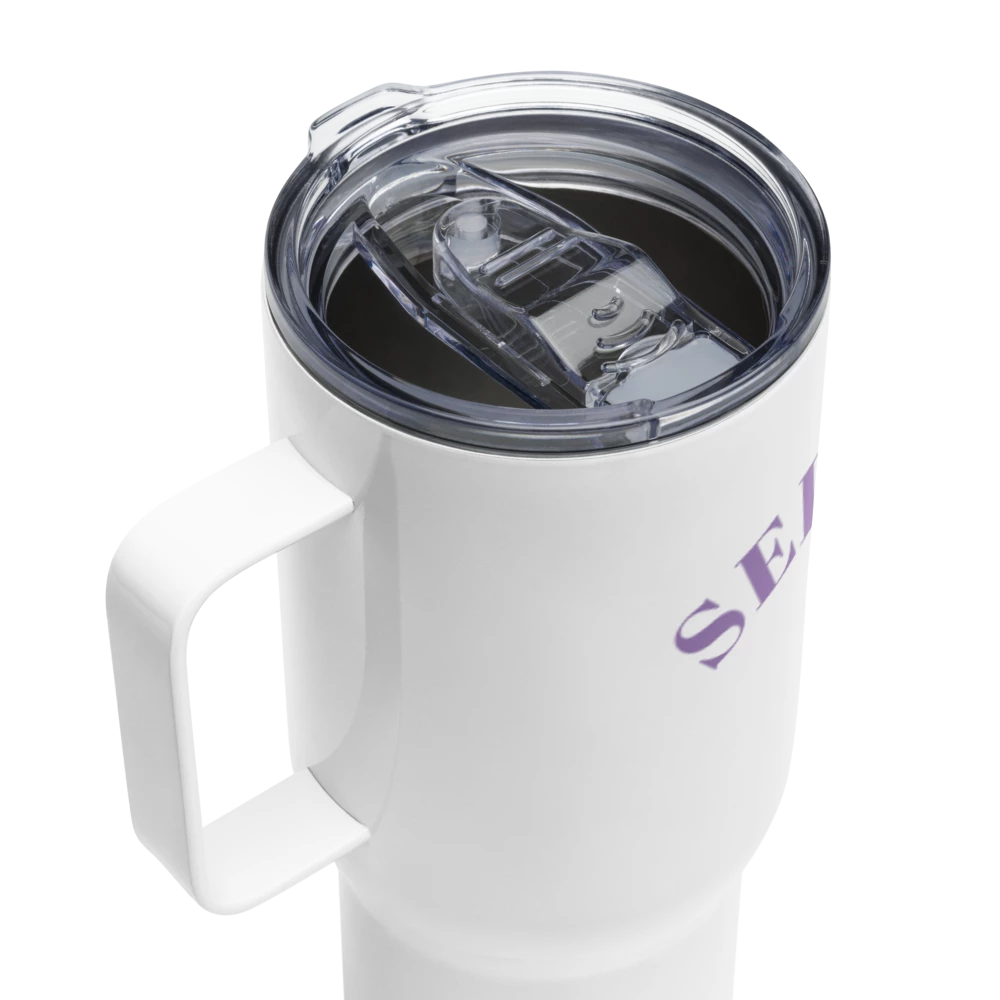 SELFIE QUEEN Travel Mug with a Handle