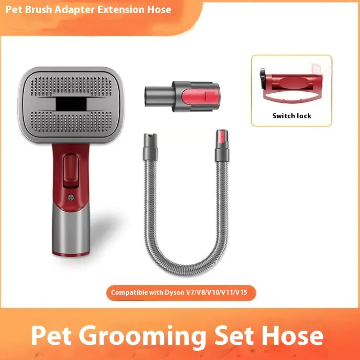 Full Series Pet Shaver Comb Suit with Hair Suction Head for Dogs and Cats