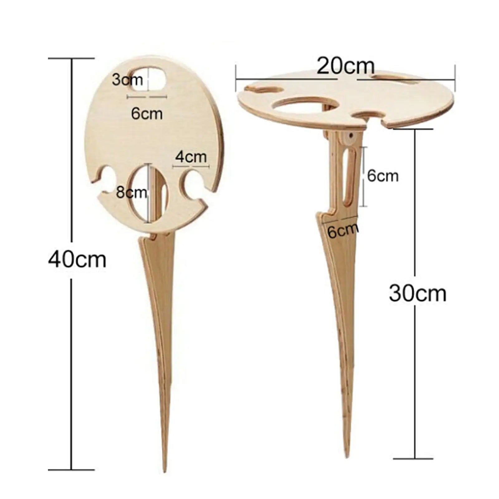 Portable Wine Table For Outdoor Picnics