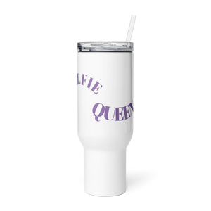 SELFIE QUEEN Travel Mug with a Handle