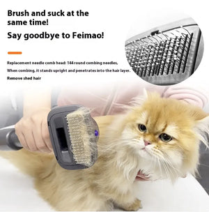 Full Series Pet Shaver Comb Suit with Hair Suction Head for Dogs and Cats