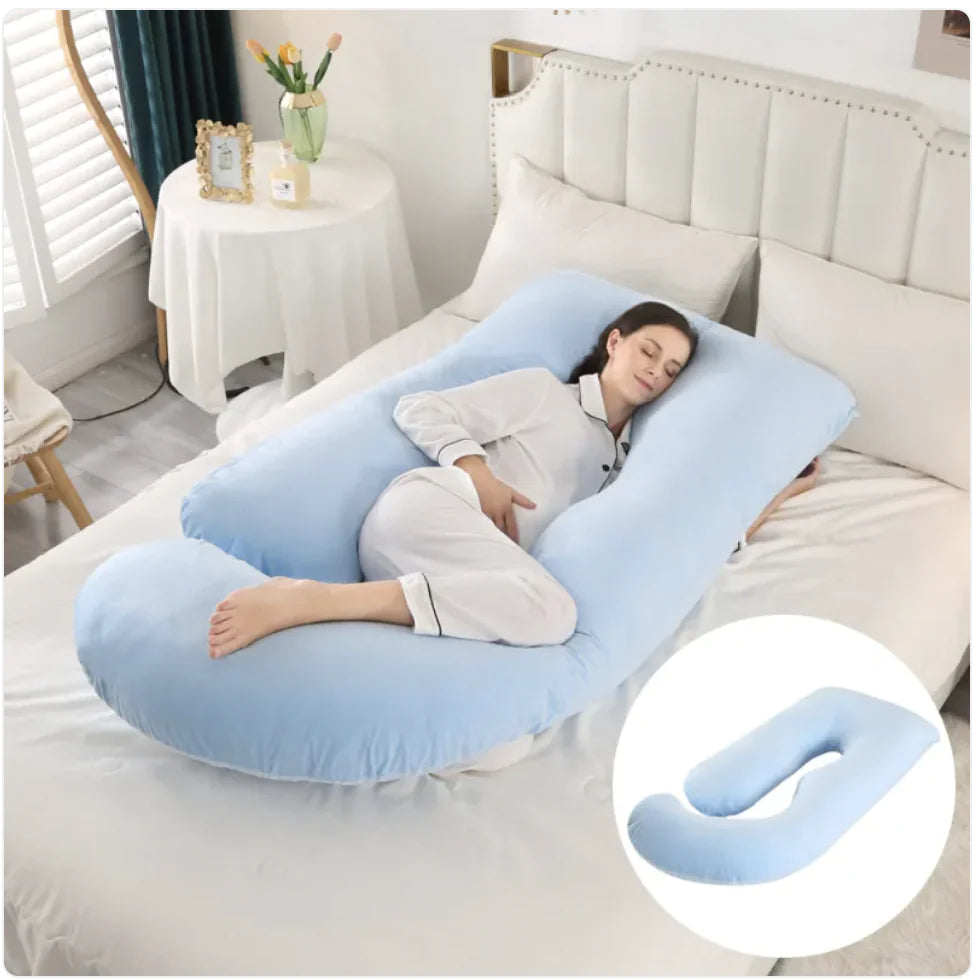 Maternity Pillow Waist Support Side Sleeping Slope Pillow J-type