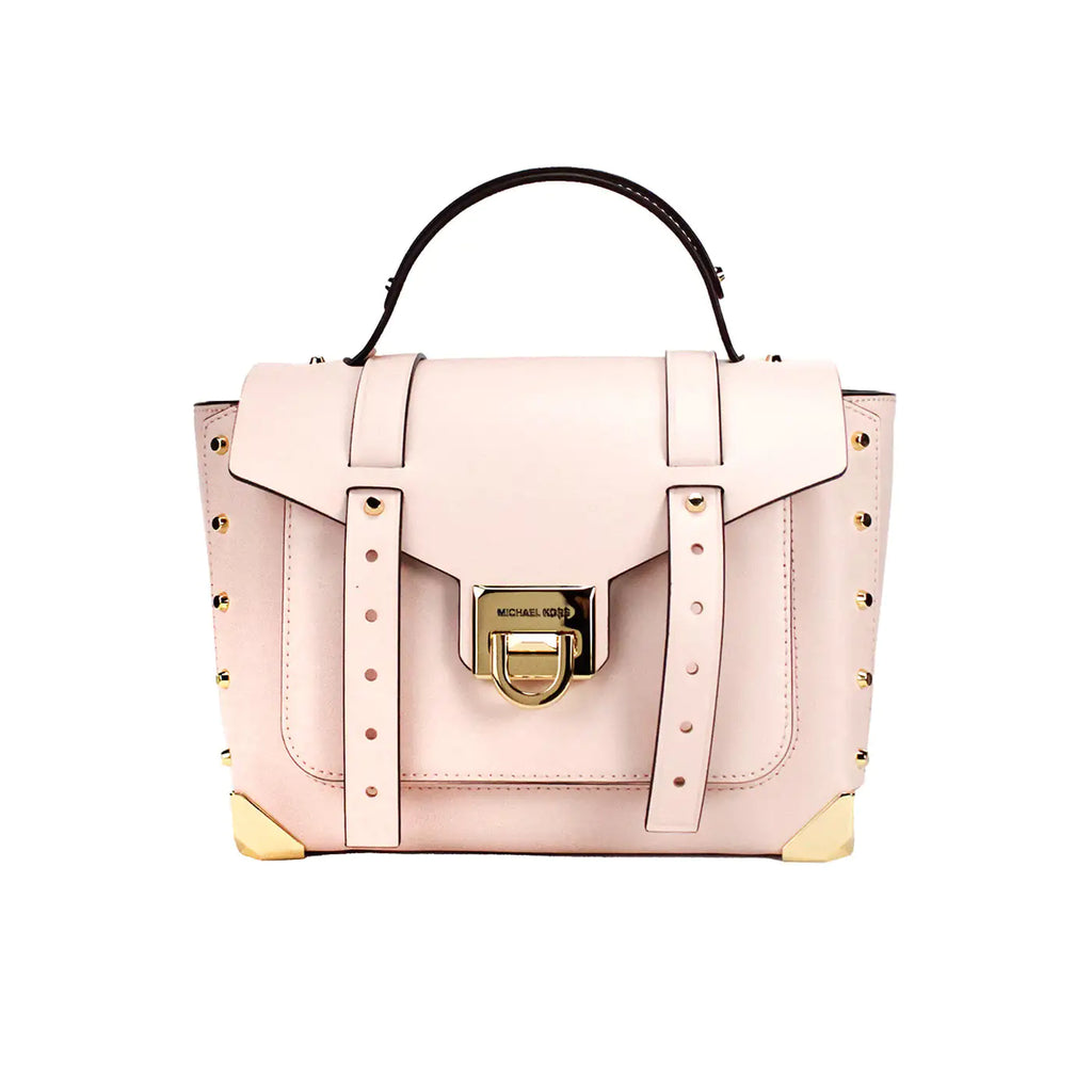 Michael Kors Manhattan Medium Powder Blush Top Handle Satchel