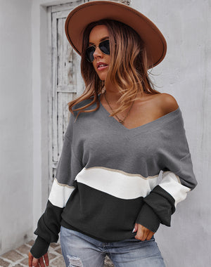 Color Block Thermal Sweater